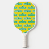 Sesamstraat | Groene Logo Pickleball Paddle (Voorkant)