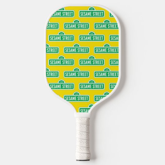 Sesamstraat | Groene Logo Pickleball Paddle (Voorkant)
