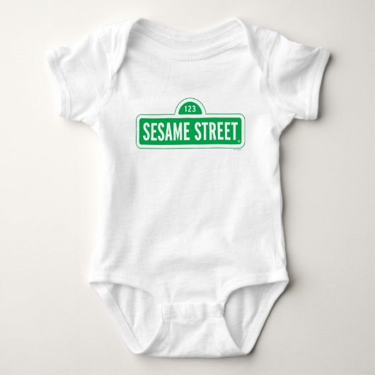 Sesamstraat | Groene Logo Romper (Voorkant)