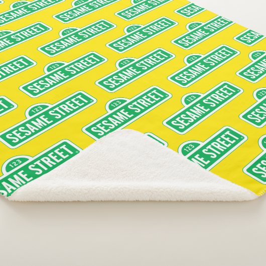 Sesamstraat | Groene Logo Sherpa Deken (3/4)