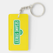 Sesamstraat | Groene Logo Sleutelhanger (achterkant)
