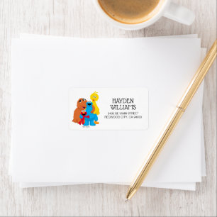 Sesamstraat Groepsknuffel Etiket