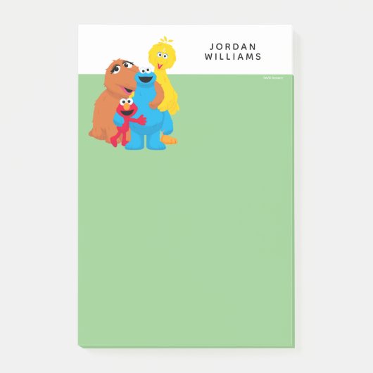 Sesamstraat | Groepsknuffel | Jouw namen toevoegen Post-it® Notes (Voorkant)