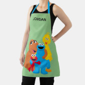 Sesamstraat | Groepsknuffel | Jouw namen toevoegen Schort (Insitu)