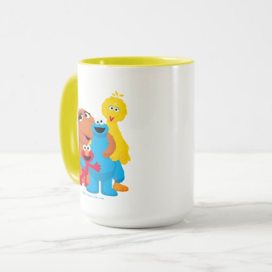 Sesamstraat | Groepsknuffel Mok (Voorkant links)