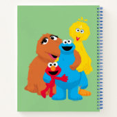 Sesamstraat | Groepsknuffel Notitieboek (Achterkant)