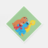 Sesamstraat | Groepsknuffel Servet (Hoek)