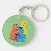 Sesamstraat | Groepsknuffel Sleutelhanger (Achterkant)