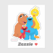 Sesamstraat | Groepsknuffel Sticker (Vel)