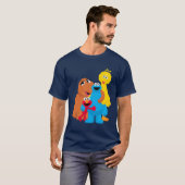 Sesamstraat | Groepsknuffel T-shirt (Voorkant volledig)
