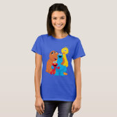 Sesamstraat | Groepsknuffel T-shirt (Voorkant volledig)