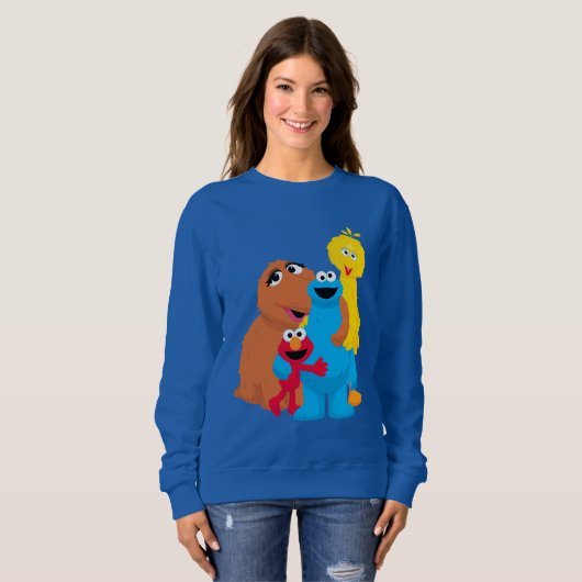 Sesamstraat | Groepsknuffel Trui (Voorkant volledig)