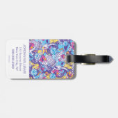 Sesamstraat| Groovy Dance-patroon Bagagelabel (Achterkant horizontaal)