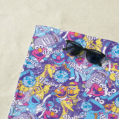 Sesamstraat| Groovy Dance-patroon Strandlaken (In situ)