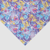 Sesamstraat| Groovy Dance-patroon Tissuepapier (Detail)