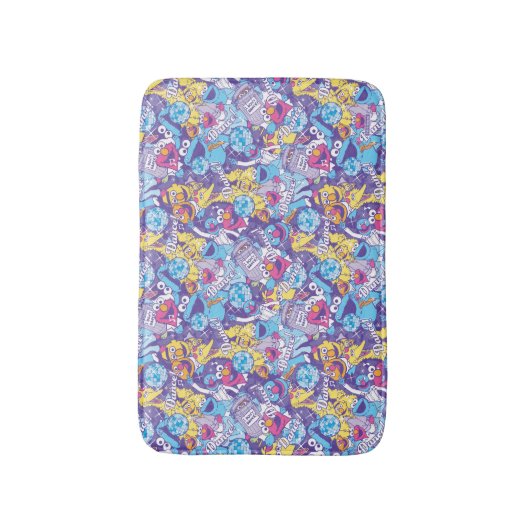 Sesamstraat | Groovy Dance Pattern Badmat (Voorkant Verticaal)