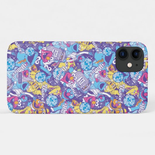 Sesamstraat | Groovy Dance Pattern Case-Mate iPhone Case (Achterkant (horizontaal))