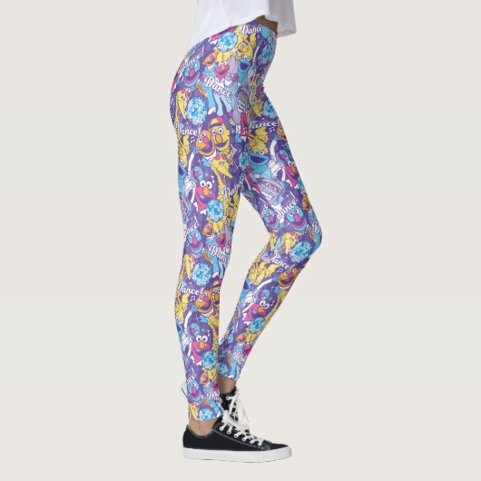 Sesamstraat | Groovy Dance Pattern Leggings (Rechts)
