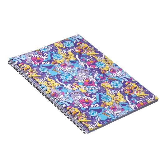 Sesamstraat | Groovy Dance Pattern Notitieboek (Rechterzijde)