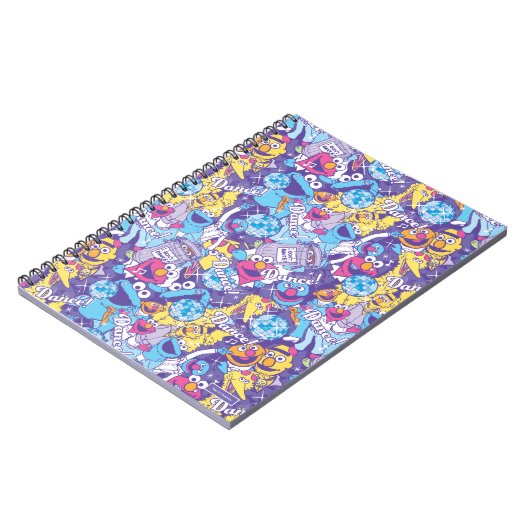 Sesamstraat | Groovy Dance Pattern Notitieboek (Linkerzijde)