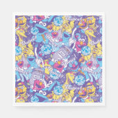 Sesamstraat | Groovy Dance Pattern Servet (Voorkant)