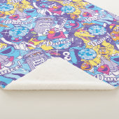 Sesamstraat | Groovy Dance Pattern Sherpa Deken (3/4)