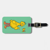 Sesamstraat | Grote vogel en kleine vogel Bagagelabel (Voorkant horizontaal)