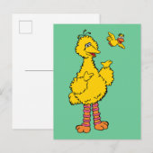 Sesamstraat | Grote vogel en kleine vogel Briefkaart (Voorkant / Achterkant)