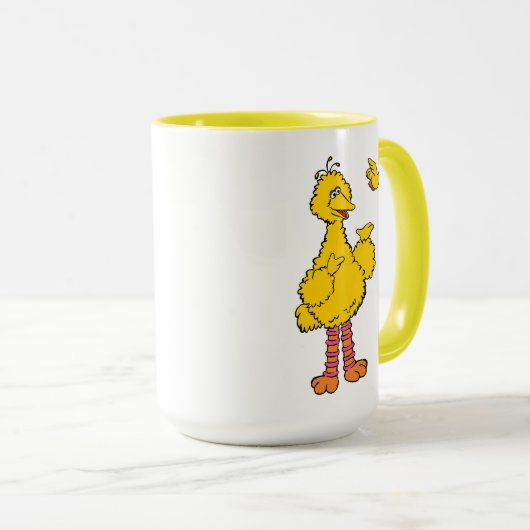 Sesamstraat | Grote vogel en kleine vogel Mok (Voorkant rechts)