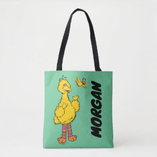 Sesamstraat Grote vogel en kleine vogel Naam t Tote Bag