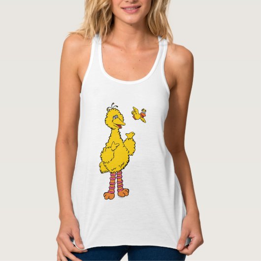 Sesamstraat | Grote vogel en kleine vogel Tanktop (Voorkant)