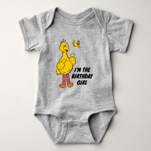 Sesamstraat | Grote vogel en kleine vogeldag Romper (Voorkant)