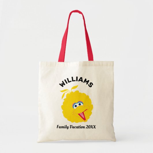 Sesamstraat | Grote Vogel Familie Vakantie Tote Bag (Voorkant)