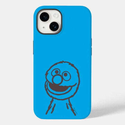 Sesamstraat | Grover Bright Case-Mate iPhone Case (Achterkant)