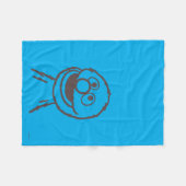 Sesamstraat | Grover Bright Fleece Deken (Voorkant (Horizontaal))