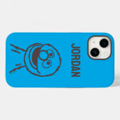 Sesamstraat | Grover Bright | Jouw namen toevoegen Case-Mate iPhone Case (Achterkant (horizontaal))