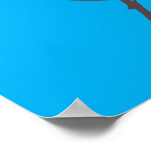 Sesamstraat | Grover Bright | Jouw namen toevoegen Poster (Hoek)