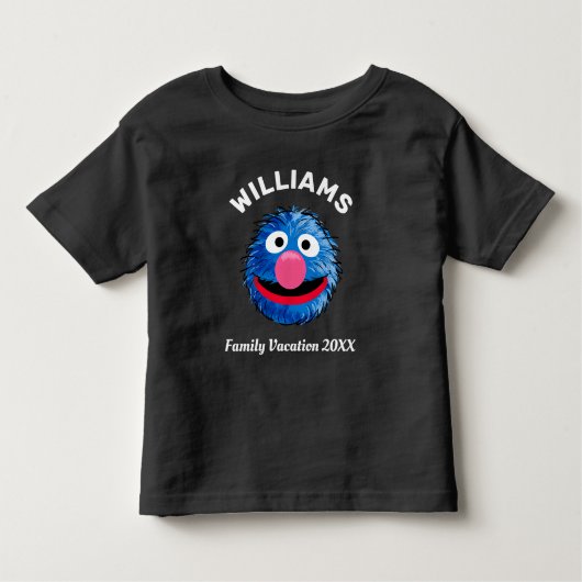 Sesamstraat | Grover Family Vacation Kinder Shirts (Voorkant)