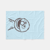 Sesamstraat | Grover Fleece Deken (Voorkant (Horizontaal))