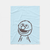 Sesamstraat | Grover Fleece Deken (Voorkant)