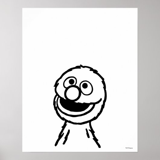 Sesamstraat | Grover Poster (Voorkant)