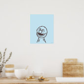 Sesamstraat | Grover Poster (Keuken)