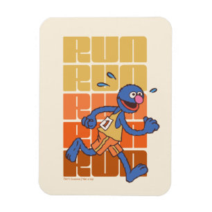 Sesamstraat   Grover Runs Magneet