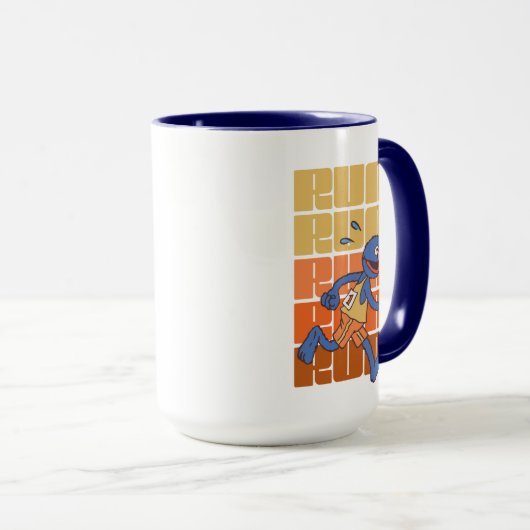 Sesamstraat | Grover Runs Mok (Voorkant rechts)