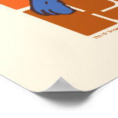 Sesamstraat | Grover Runs Poster (Hoek)