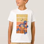 Sesamstraat | Grover Runs T-shirt (Voorkant)