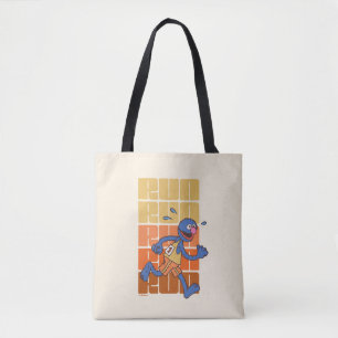 Sesamstraat   Grover Runs Tote Bag