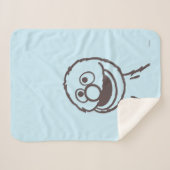 Sesamstraat | Grover Sherpa Deken (Voorkant (horizontaal))