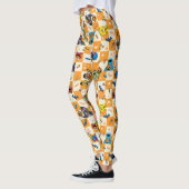 Sesamstraat Halloween geruit patroon Leggings (Links)