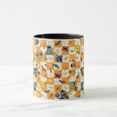 Sesamstraat Halloween geruit patroon Mok (Midden)